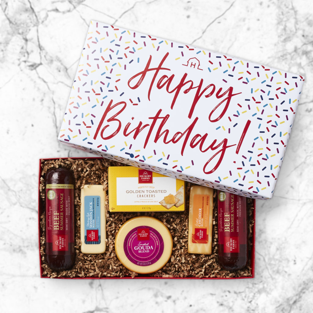 Happy Birthday: Meat & Cheese Gift Box • Abundance Gift Design