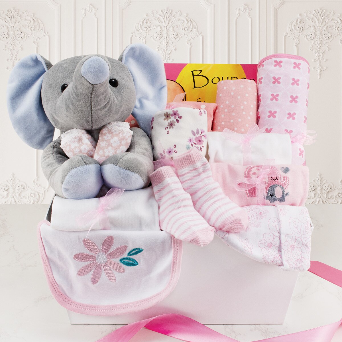 Dream Girl: Baby Girl Gift Basket