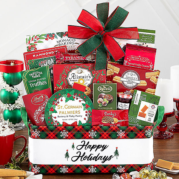 Holiday Indulgence: Christmas Sweets Gift Basket