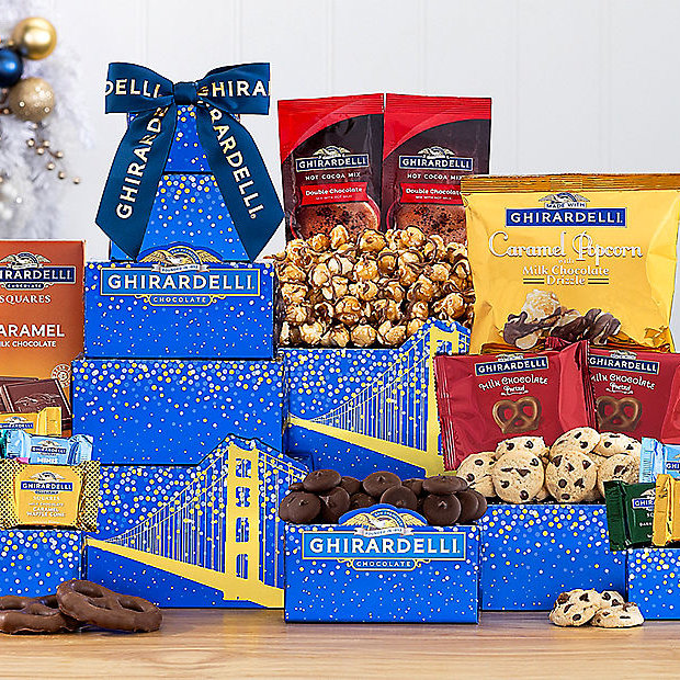 Ghirardelli Deluxe: Gourmet Gift Tower