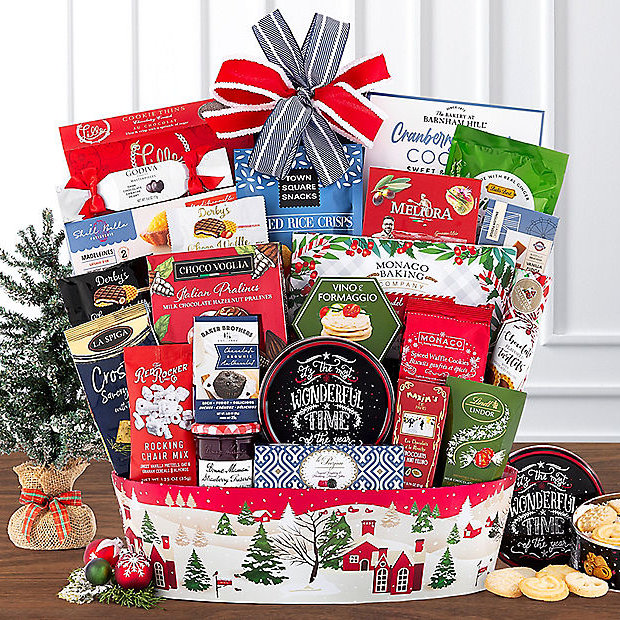 Festive Delights: Christmas Holiday Gift Basket