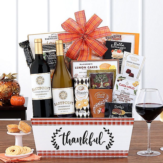 Thankful Eastpoint Duet: Fall Wine Gift Basket
