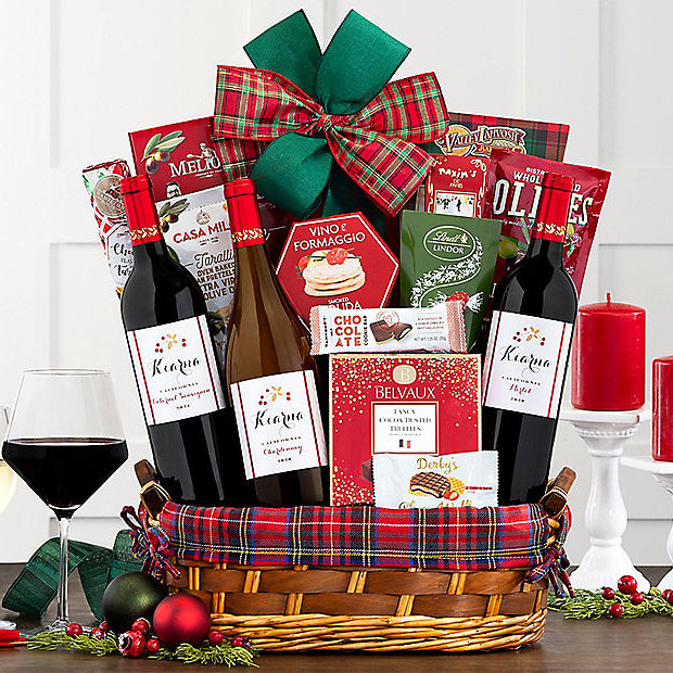 Kiarna Trio: Holiday Wine Gift Basket
