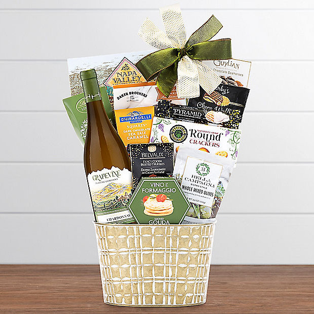 Grapevine Chardonnay: Wine Gift Basket