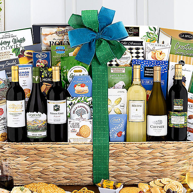 Premier Half Dozen Collection: Wine Gift Basket