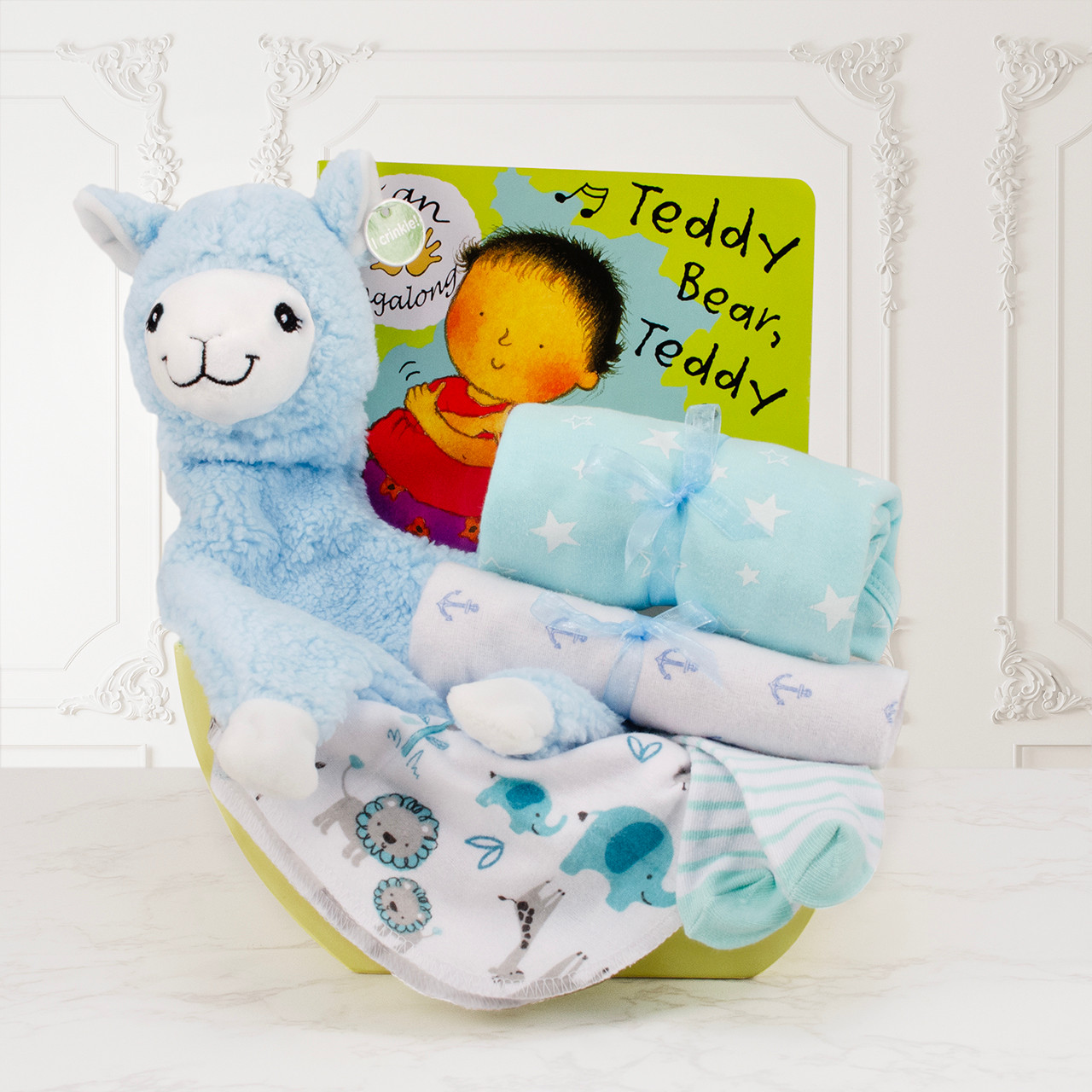 Bedtime Baby: Baby Boy Gift Basket