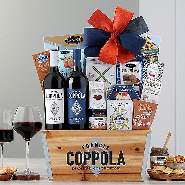 Coppola Diamond Red Duet: Wine Gift Basket