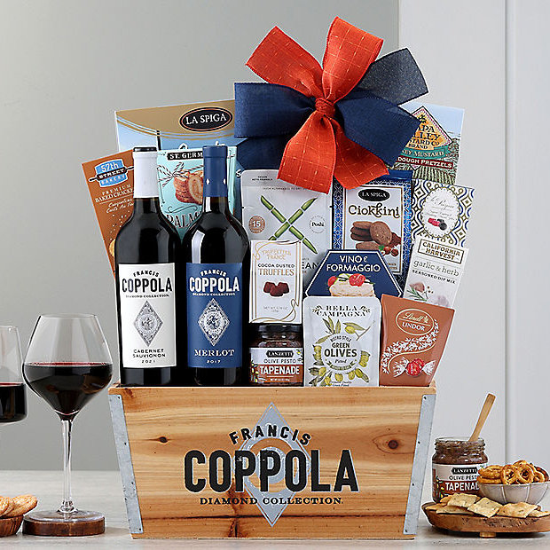 Coppola Diamond Red Duet: Wine Gift Basket