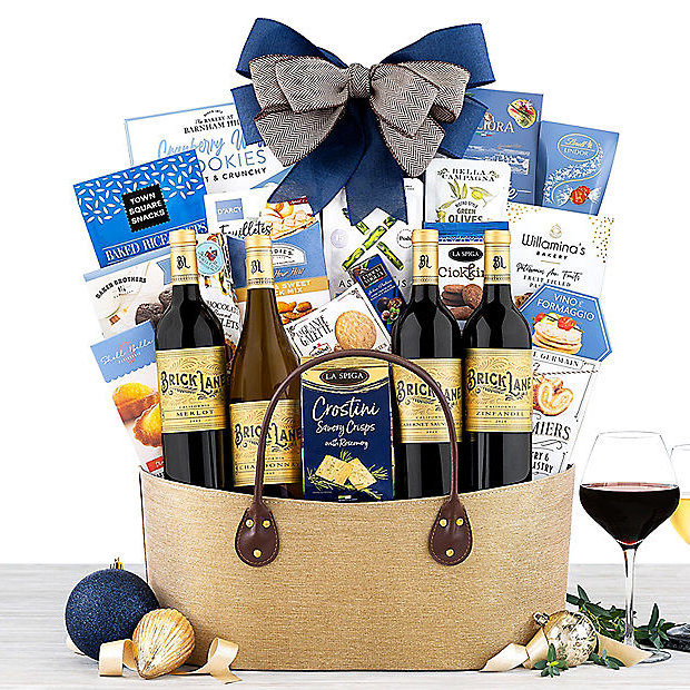 Brick Lane Red & White Quartet: Wine Gift Basket