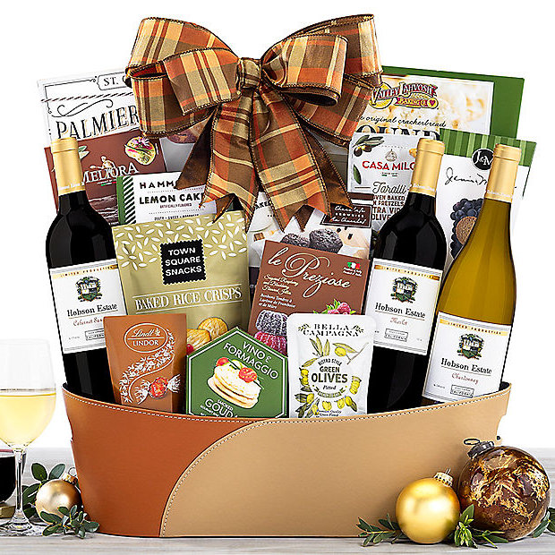 Hobson Estate Trio: Gourmet Wine Basket
