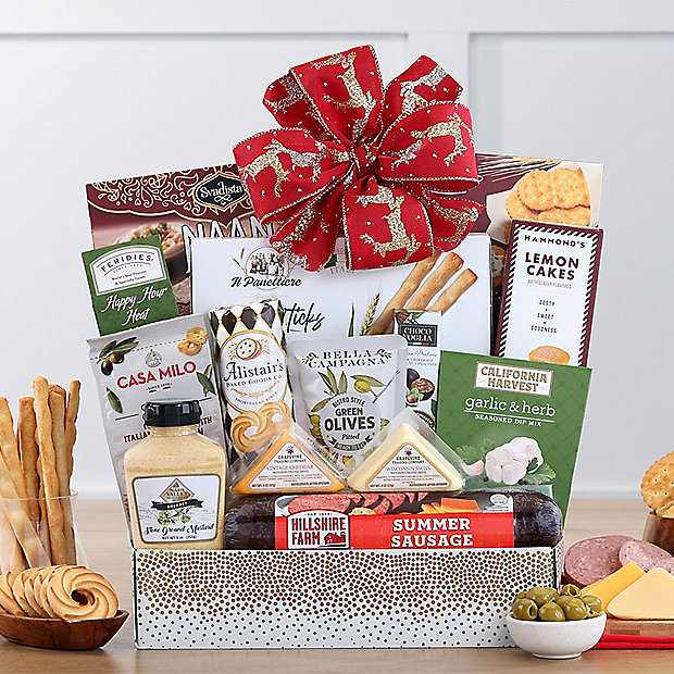 Tempting Cheese Delights: Gourmet Gift Basket