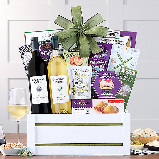 Cakebread Cellars Duet: Gourmet Wine Basket