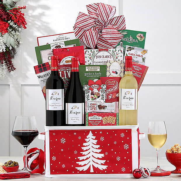 Ho Ho Ho: Kiarna Vineyards Wine Trio Gift Basket