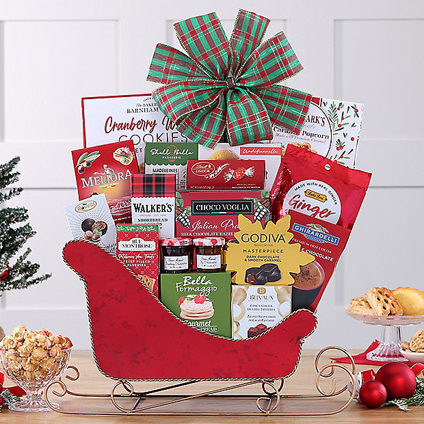 Sleigh of Sweets: Holiday Gift Basket