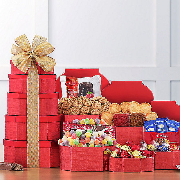 Holiday Cheer: Sweets Gift Tower