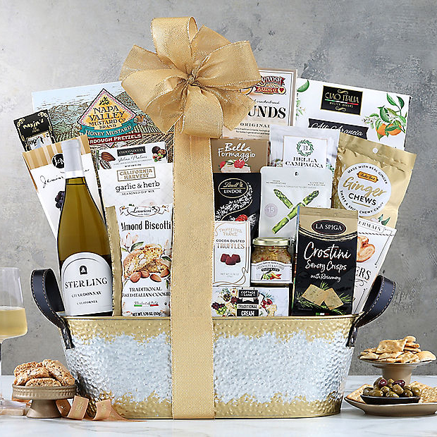 Sterling Vineyards Chardonnay: Wine Gift Basket
