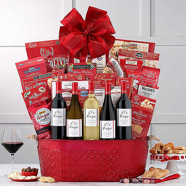 Kiarna Vineyards Holiday Collection: Wine Gift Basket