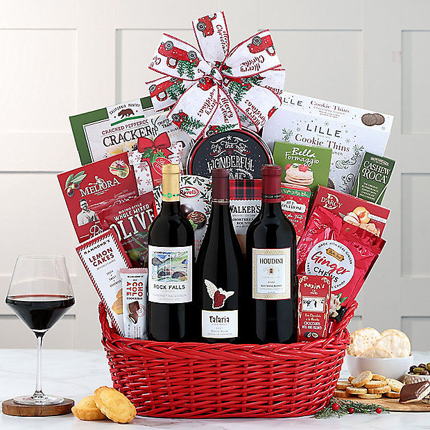 Red Wine Collection: Gourmet Gift Basket