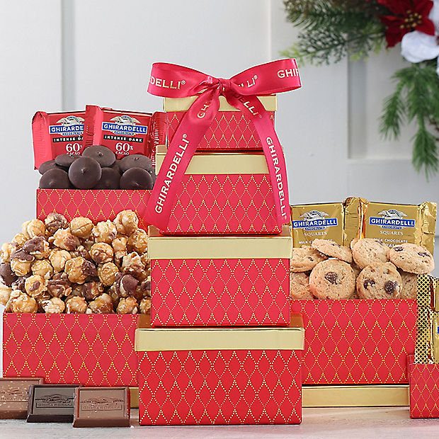 Ghirardelli Festivities: Holiday Gift Tower