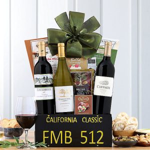 California Classic Trio: Wine Gift Basket