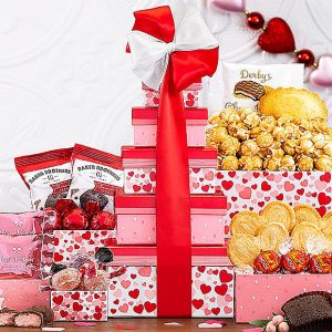 Tower of Hearts: Valentine's Day Gift Tower