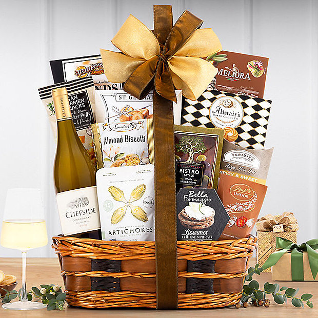 Cliffside Vineyards Chardonnay: Wine Gift Basket
