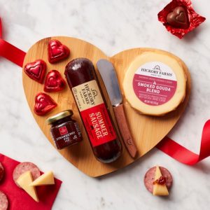 Valentineâ€™s Day Charcuterie: Cheese Board Gift Set
