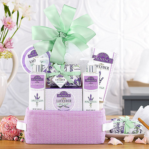 A Day Off: Lavender Vanilla Spa Gift Basket