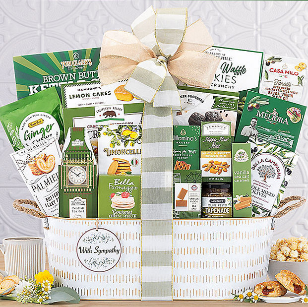 Sincere Condolences: Sympathy Gift Basket