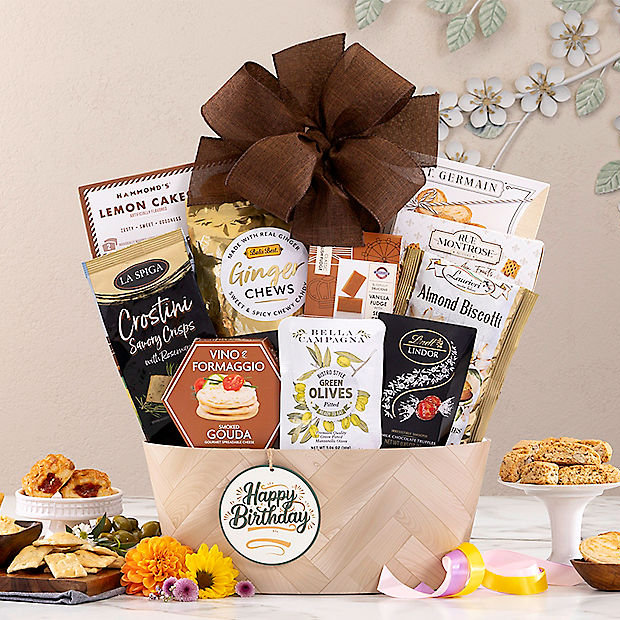 Happy Birthday: Gourmet Gift Basket