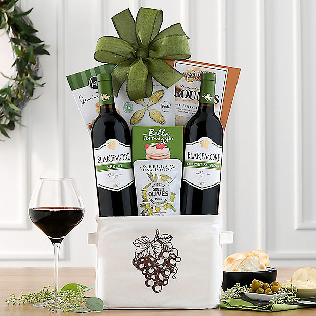 Blakemore Winery Red Duet: Wine Gift Basket