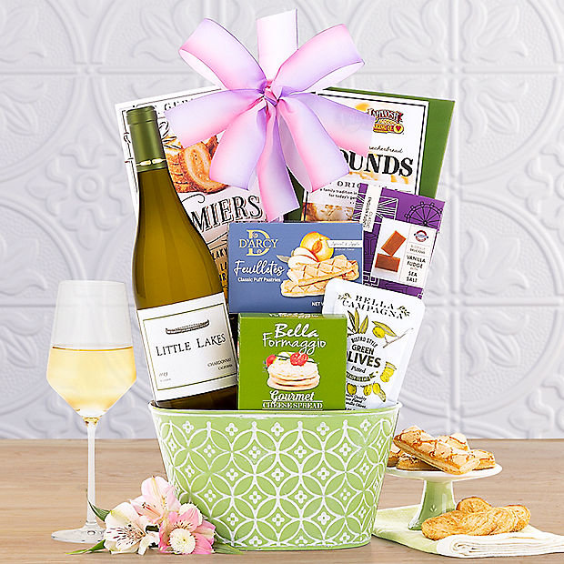 Little Lakes Chardonnay: Wine Gift Basket