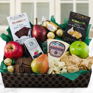 Artisan Snacking: Gourmet Fruit Gift Basket